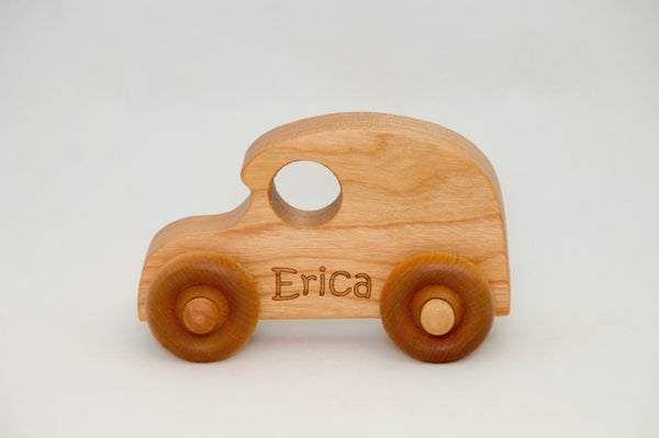 Wooden Toy Car - Personalized - Handmade Montessori Toy