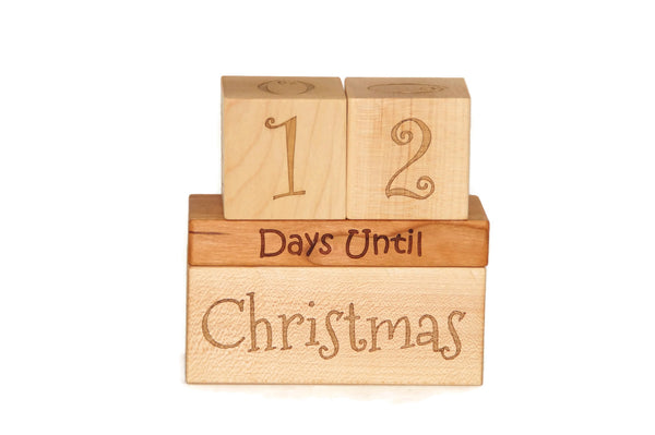 Countdown Calendar Blocks for Christmas, Birthday, Summer, and Vacation Ornament