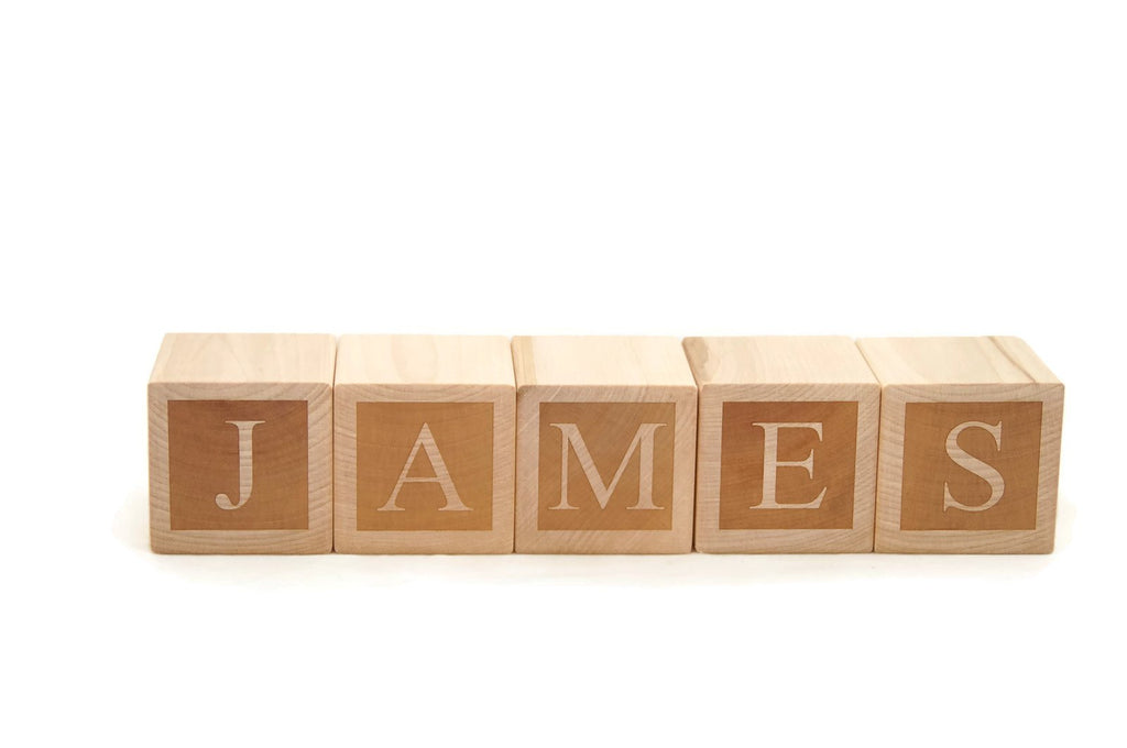 Wooden Name Blocks - Custom Letter Blocks - Handmade Decor