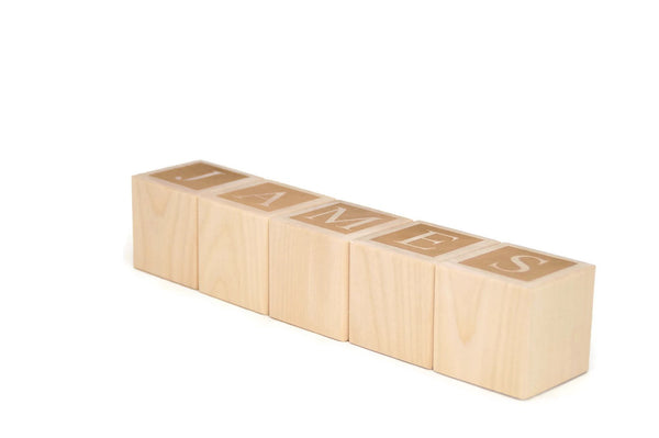 Wooden Name Blocks - Custom Letter Blocks - Handmade Decor