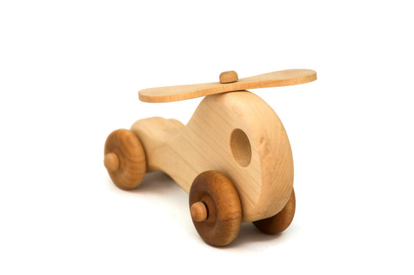 Wooden Toy Helicopter - Little Wooden Wonders