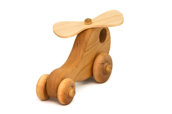 Wood Toy Helicopter - Handmade Montessori Toy