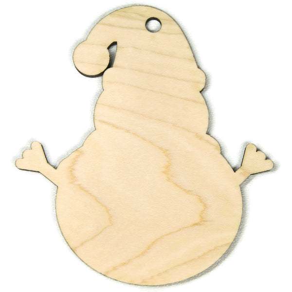 Snowman Ornament Christmas Personalized for Babys First Christmas - Little Wooden Wonders