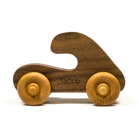 Wooden Toy Car Personalized Push Toy Wooden Children's Car - Little Wooden Wonders
