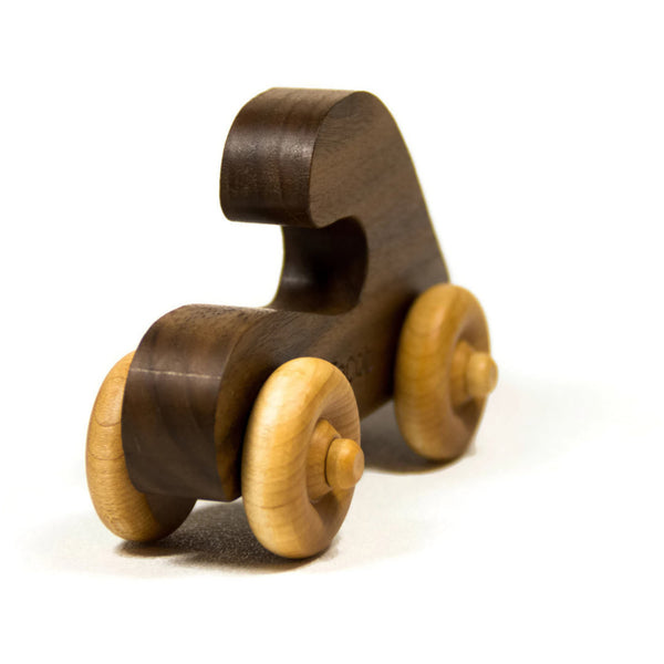 Wooden Toy Car Personalized Push Toy Wooden Children's Car - Little Wooden Wonders