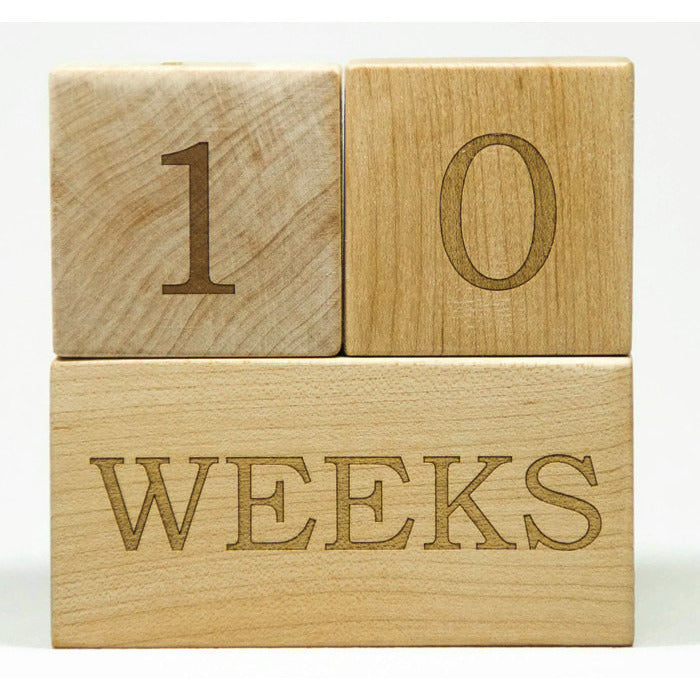Baby Age Blocks, Baby Milestone Blocks, Baby Month Blocks, Wooden Age Blocks, Pregnancy Photo Prop, Maternity photo prop - Little Wooden Wonders
