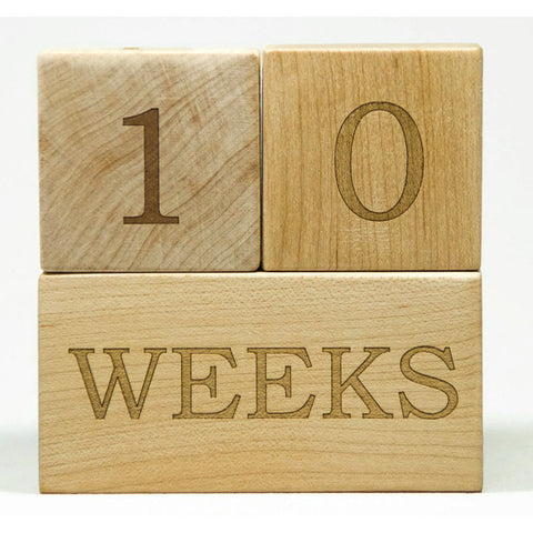 Baby Age Blocks, Baby Milestone Blocks, Baby Month Blocks, Wooden Age Blocks, Pregnancy Photo Prop, Maternity photo prop - Little Wooden Wonders