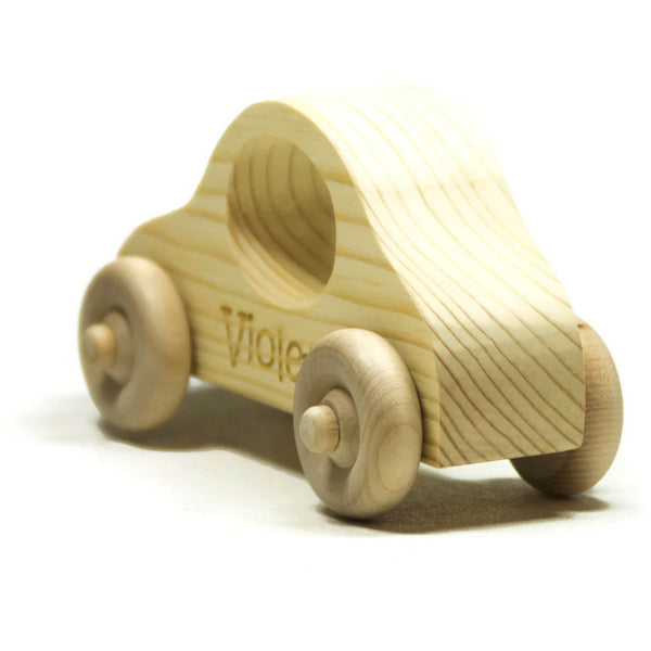 Wooden Toy Car - Personalized - Little Wooden Wonders