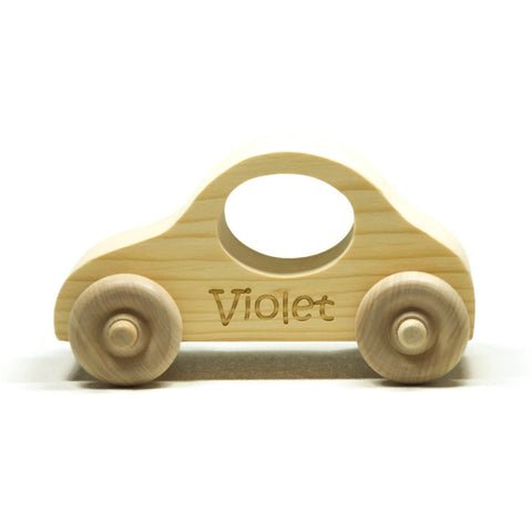 Wooden Toy Car - Personalized - Little Wooden Wonders