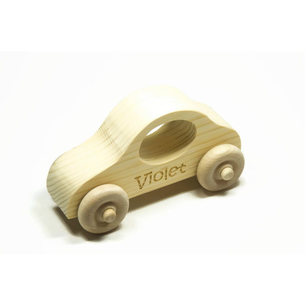 Wooden Toy Car - Personalized - Little Wooden Wonders