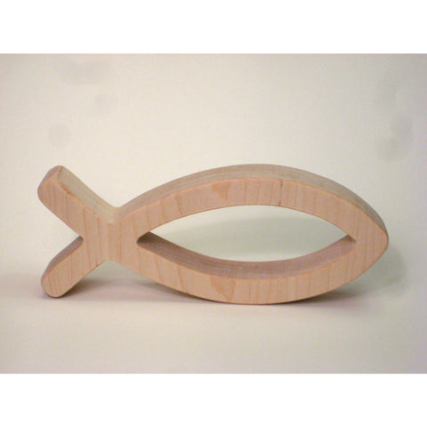 Wooden Teether Christian Fish Easter Baptism Birthday Gift perfect for any teething baby - Little Wooden Wonders