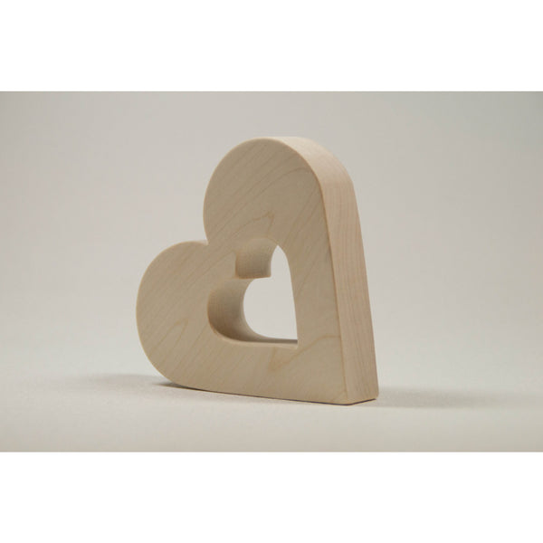 Heart Baby Teether Love All Natural and Eco Friendly - Little Wooden Wonders