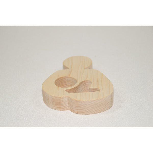 Breastfeeding Wooden Teether Natural Wood Baby Toy - Little Wooden Wonders