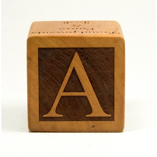 Wooden Baby Block, 2 inch block, Personalized for Babies, Newborns, Birthday, Baptism Gift Custom Engraved - Little Wooden Wonders