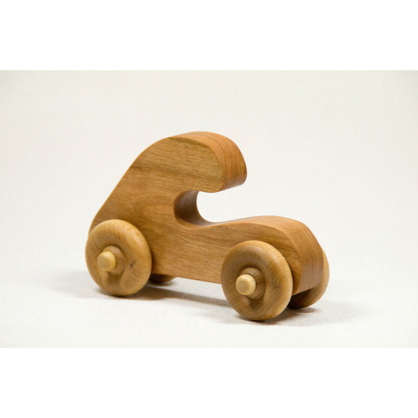 Wooden Toy Push Toy Car Toddler and Baby Childrens Toy, Personalized - Little Wooden Wonders