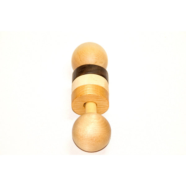 Wooden Baby Rattle - Personalized Wood Rattle - Personalized Baby Toy Baby Gift - Little Wooden Wonders