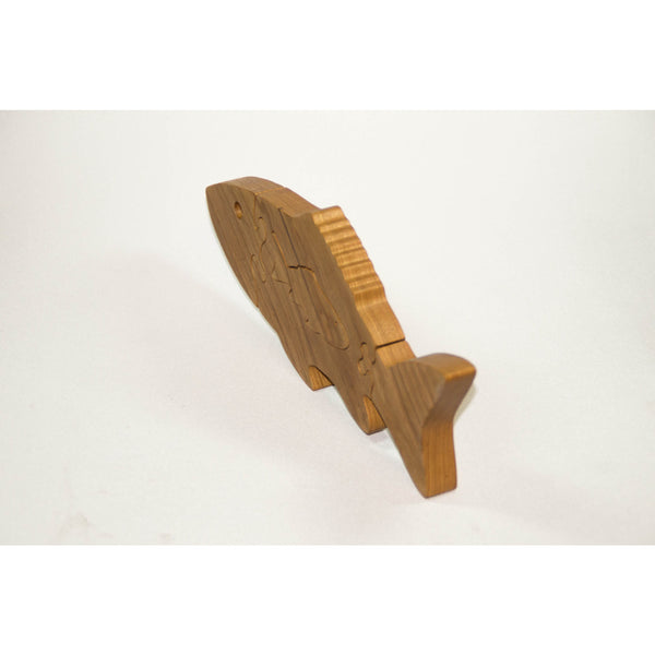 Wooden Puzzle - Fish Puzzle - Children's Toy - Personalized for Free - Little Wooden Wonders